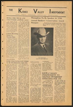 Primary view of object titled 'The Kiowa Valley Independent (Darrouzett, Tex.), Vol. 2, No. 18, Ed. 1 Tuesday, January 28, 1964'.