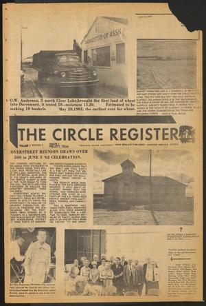 Primary view of object titled 'The Circle Register (Follett, Tex.), Vol. 1, No. 8, Ed. 1 Tuesday, June 5, 1962'.