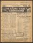 Thumbnail image of item number 1 in: 'The Kiowa Valley Independent (Darrouzett, Tex.), Vol. 1, No. 7, Ed. 1 Tuesday, November 13, 1962'.