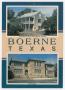 Postcard: [Postcard of Historical House and City Hall, Boerne, Texas]