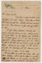 Letter: [Letter from Daniel Webster Kempner to Isaac Herbert Kempner and Eliz…