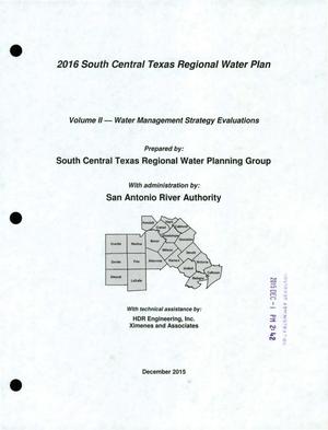 Primary view of object titled 'Regional Water Plan: Region L (South Central Texas), 2016, Volume 2. Water Management Strategies'.