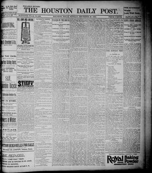 Primary view of object titled 'The Houston Daily Post (Houston, Tex.), Vol. ELEVENTH YEAR, No. 269, Ed. 1, Sunday, December 29, 1895'.