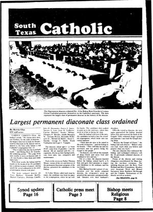 Primary view of object titled 'South Texas Catholic (Corpus Christi, Tex.), Vol. 19, No. 17, Ed. 1 Friday, October 21, 1983'.
