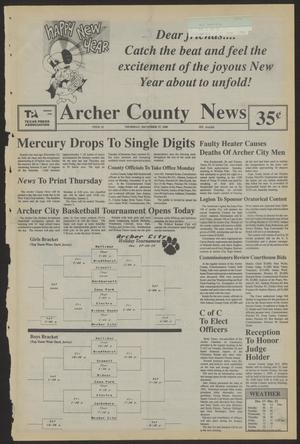 Primary view of object titled 'Archer County News (Archer City, Tex.), No. 52, Ed. 1 Thursday, December 27, 1990'.