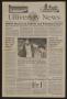 Newspaper: The University News (Irving, Tex.), Vol. 25, No. 10, Ed. 1 Wednesday,…