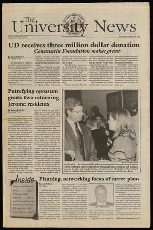 Primary view of object titled 'The University News (Irving, Tex.), Vol. 27, No. 1, Ed. 1 Wednesday, January 28, 1998'.