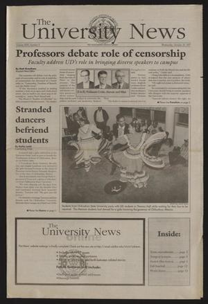 Primary view of object titled 'The University News (Irving, Tex.), Vol. 26, No. 8, Ed. 1 Wednesday, October 29, 1997'.