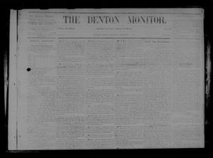 Primary view of object titled 'The Denton Monitor. (Denton, Tex.), Vol. 1, No. 19, Ed. 1 Saturday, October 3, 1868'.