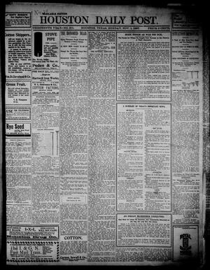 Primary view of object titled 'The Houston Daily Post (Houston, Tex.), Vol. THIRTEENTH YEAR, No. 211, Ed. 1, Monday, November 1, 1897'.