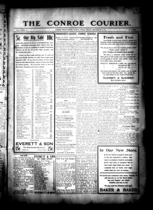 Primary view of object titled 'The Conroe Courier. (Conroe, Tex.), Vol. 19, No. 40, Ed. 1 Friday, September 8, 1911'.