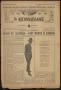 Newspaper: The Reconnaissance (Camp Bowie, Tex.), Vol. 1, No. 6, Ed. 1 Saturday,…