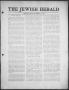 Thumbnail image of item number 3 in: 'The Jewish Herald (Houston, Tex.), Vol. 2, No. 14, Ed. 1, Thursday, December 23, 1909'.