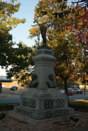Primary view of object titled 'Lamar County Confederate Memorial Statue'.