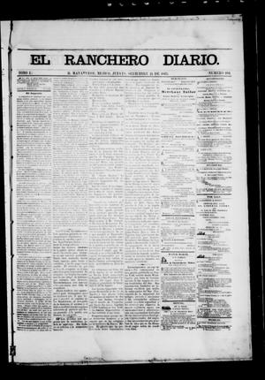 Primary view of object titled 'The Daily Ranchero. (Matamoros, Mexico), Vol. 1, No. 104, Ed. 1 Thursday, September 21, 1865'.