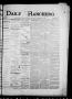 Newspaper: Daily Ranchero. (Brownsville, Tex.), Vol. 2, No. 101, Ed. 1 Tuesday, …