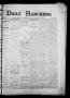 Newspaper: Daily Ranchero. (Brownsville, Tex.), Vol. 2, No. 97, Ed. 1 Thursday, …
