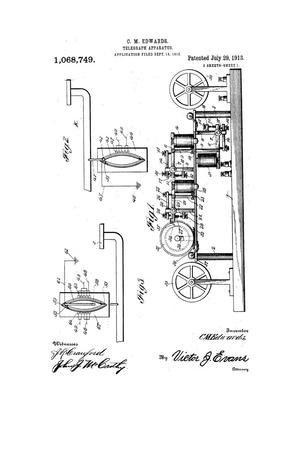Primary view of Telegraph Apparatus.