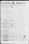 Primary view of Fort Worth Daily Gazette. (Fort Worth, Tex.), Vol. 13, No. 31, Ed. 1, Friday, September 2, 1887