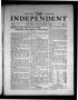 Thumbnail image of item number 1 in: 'The Independent (Fort Worth, Tex.), Vol. 1, No. 5, Ed. 1 Saturday, October 16, 1909'.
