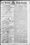 Primary view of Fort Worth Daily Gazette. (Fort Worth, Tex.), Vol. 13, No. 107, Ed. 1, Thursday, November 17, 1887