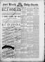 Primary view of Fort Worth Daily Gazette. (Fort Worth, Tex.), Vol. 13, No. 158, Ed. 1, Saturday, January 7, 1888
