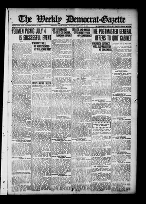 Primary view of object titled 'The Weekly Democrat-Gazette (McKinney, Tex.), Vol. 36, Ed. 1 Thursday, July 10, 1919'.