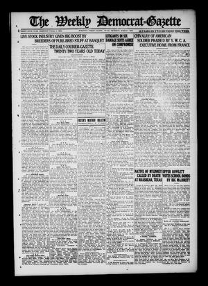 Primary view of object titled 'The Weekly Democrat-Gazette (McKinney, Tex.), Vol. 36, Ed. 1 Thursday, March 6, 1919'.
