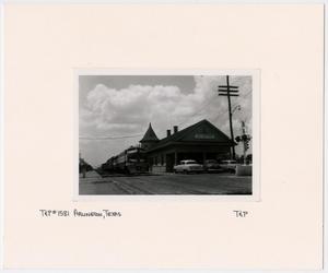 Primary view of object titled '[T&P Train Station in Arlington, Texas]'.