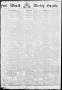 Primary view of Fort Worth Weekly Gazette. (Fort Worth, Tex.), Vol. 17, No. 38, Ed. 1, Friday, September 9, 1887