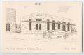 Postcard: [Postcard with an Illustration of the First State Bank]