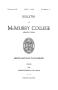 Thumbnail image of item number 1 in: 'Bulletin of McMurry College, 1927-1928'.