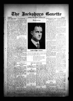 Primary view of object titled 'The Jacksboro Gazette (Jacksboro, Tex.), Vol. 55, No. 34, Ed. 1 Thursday, January 24, 1935'.
