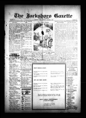 Primary view of object titled 'The Jacksboro Gazette (Jacksboro, Tex.), Vol. 54, No. 34, Ed. 1 Thursday, January 18, 1934'.