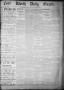 Primary view of Fort Worth Daily Gazette. (Fort Worth, Tex.), Vol. 11, No. 100, Ed. 1, Thursday, November 5, 1885