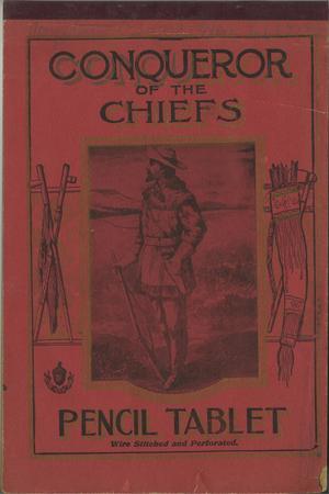 Primary view of object titled '[Conqueror of the Chiefs Tablet with Drawings]'.