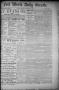 Primary view of Fort Worth Daily Gazette. (Fort Worth, Tex.), Vol. 11, No. 281, Ed. 1, Friday, May 7, 1886