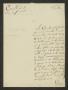 Letter: [Letter from Antonio Elosua to the Laredo Alcalde, October 20, 1826]