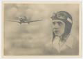 Photograph: [Young Jacqueline Cochran with Airplane]