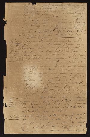 Primary view of object titled '[Document Containing Correspondence from June 13 to July 10]'.