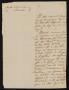 Letter: [Letter from José Francisco de la Garza to the Laredo Alcalde, Novemb…
