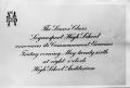 Photograph: Graduation Invitation, 1916