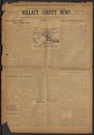 Primary view of object titled 'Willacy County News (Raymondville, Tex.), Vol. 7, No. 34, Ed. 1 Thursday, August 28, 1924'.