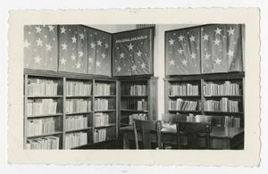 Primary view of object titled '[Carnegie Library Book Shelf Corner]'.