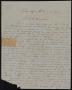 Letter: [Letter from Jesus Prado to the Mayor of Laredo, December 23, 1864]