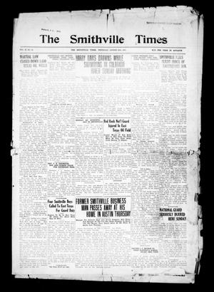 Primary view of object titled 'The Smithville Times (Smithville, Tex.), Vol. 38, No. 34, Ed. 1 Thursday, August 20, 1931'.