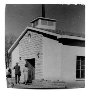 Primary view of object titled 'First Baptist Church, Marfa, Texas'.