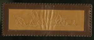 Primary view of object titled 'Hand-made Leather Wallet'.