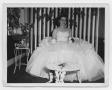 Photograph: [Photograph of Massie Jane Hayes in Prom Dress]