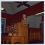 Photograph: [Photograph of Mayor Jules Kappes at Church Podium]